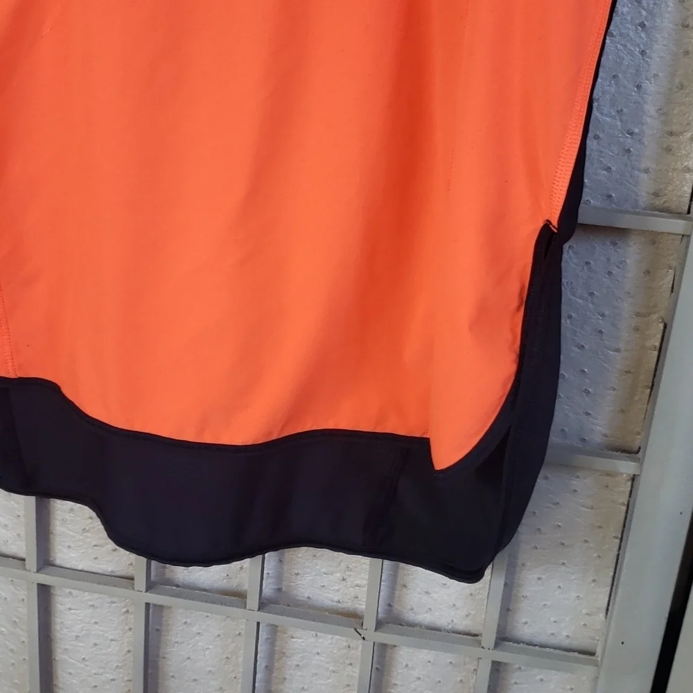 Lululemon Pump It Up Navy And Orange Tank Race Back Top
